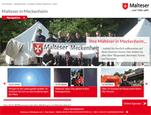 Tablet Screenshot of malteser-meckenheim.de
